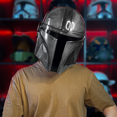 Mandalorian Helmet - FULL Carbon - Cyber Craft - Buy helmet - Buy cosplay helmet