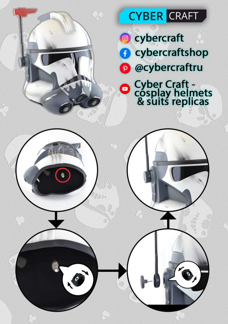 Arc Trooper - Umbra Helmet - Cyber Craft