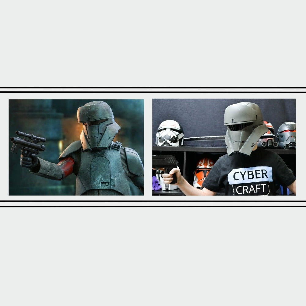 Transport Trooper Helmet from Star Wars / Cosplay Helmet / The Mandalorian / Star Wars Helmet Cyber Craft