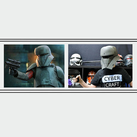 Transport Trooper Helmet from Star Wars / Cosplay Helmet / The Mandalorian / Star Wars Helmet Cyber Craft